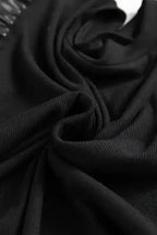 Faux Leather Ruffle Sleeve Blouse Women UK