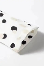 Polka Dot V-Neck Casual Blouse Women UK | All Over Print