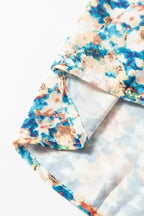 Floral Petal Print Puff Sleeve Blouse Women UK | Spring
