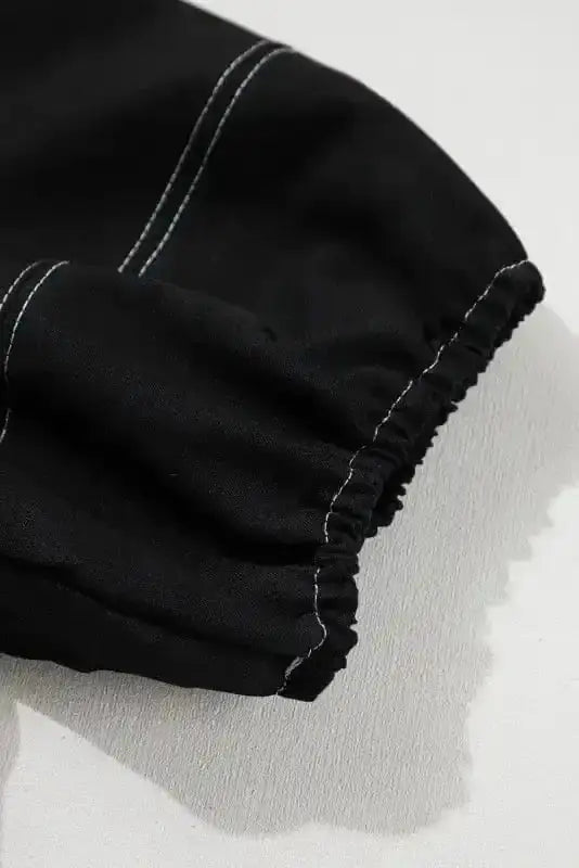 Puff Sleeve Textured Stitch Blouse Women UK | Casual