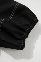 Puff Sleeve Textured Stitch Blouse Women UK | Casual