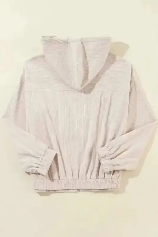 Teal Hooded Corduroy Jacket Women UK
