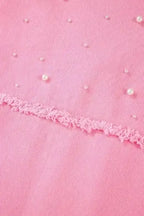 Pearl Beaded Denim Jacket Women UK