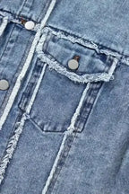 Tartan Plaid Denim Jacket Women UK