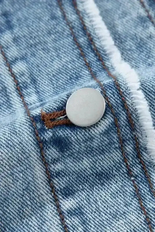 Tartan Plaid Denim Jacket Women UK