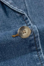 Lapel Denim Jacket Women UK