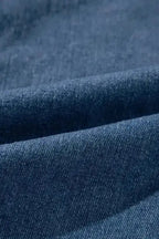 Lapel Denim Jacket Women UK