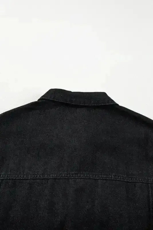 Raw Hem Denim Jacket Women UK