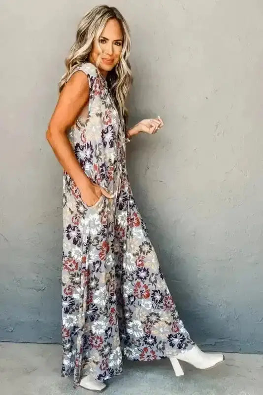 Lush Floral Statement Jumpsuit