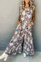 Lush Floral Statement Jumpsuit