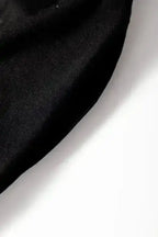Peekaboo Wide Leg Jumpsuit - Black Square Neck Sleeveless