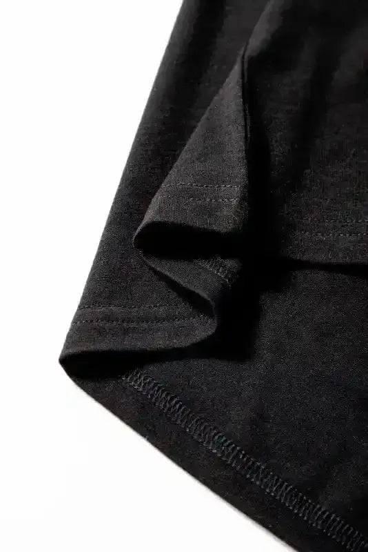 Peekaboo Wide Leg Jumpsuit - Black Square Neck Sleeveless