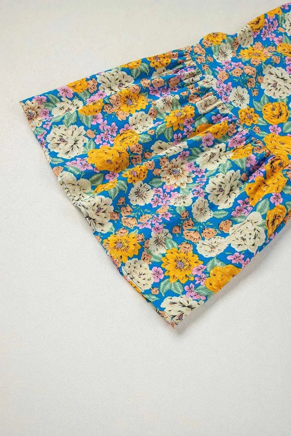 Yellow Floral Elegant Jumpsuit