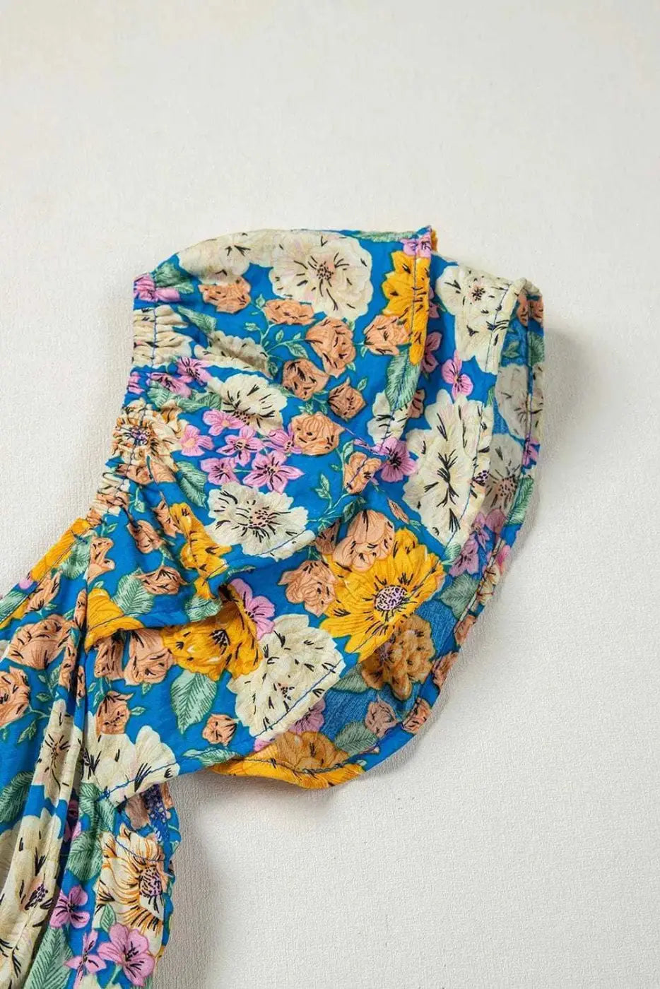 Yellow Floral Elegant Jumpsuit