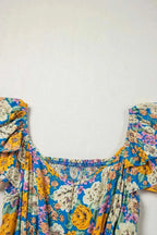 Yellow Floral Elegant Jumpsuit