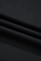 Black V-Waist Flared Leggings