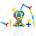 Fat Brain Toys Squigz Deluxe Set – 50-Piece Suction Toys for Kids 3+