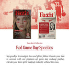 Fazit Makeup Patches - Red Game Day Speckles | Glow Up Make-Up Patches for Women