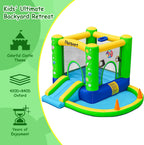 FBSPORT 5-in-1 Galaxy Bounce Castle – Indoor/Outdoor Inflatable for Kids