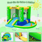 FBSPORT 5-in-1 Galaxy Bounce Castle – Indoor/Outdoor Inflatable for Kids
