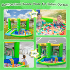 FBSPORT 5-in-1 Galaxy Bounce Castle – Indoor/Outdoor Inflatable for Kids