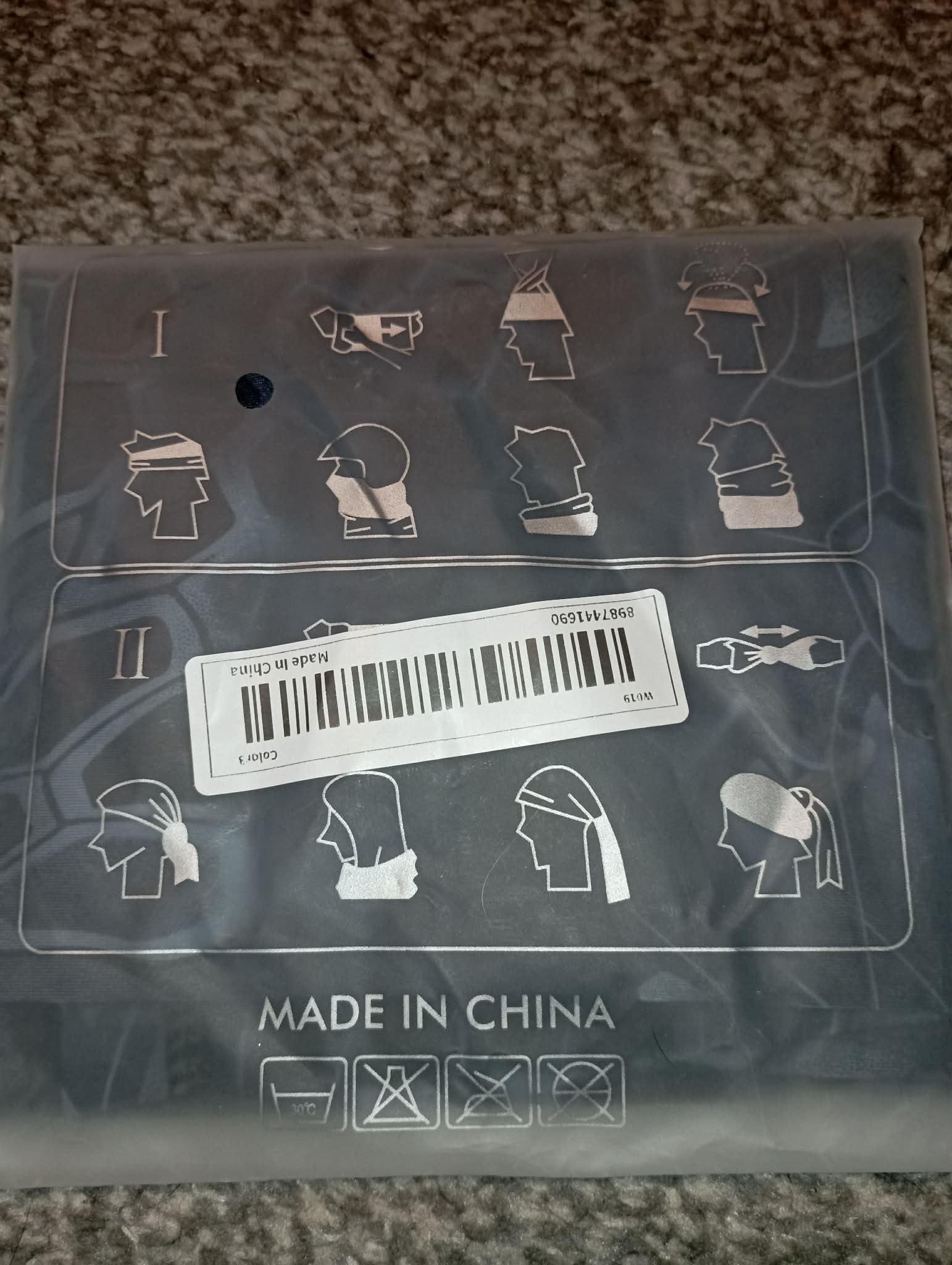 3D MULTIFUNCIONAL HEAD SCARF