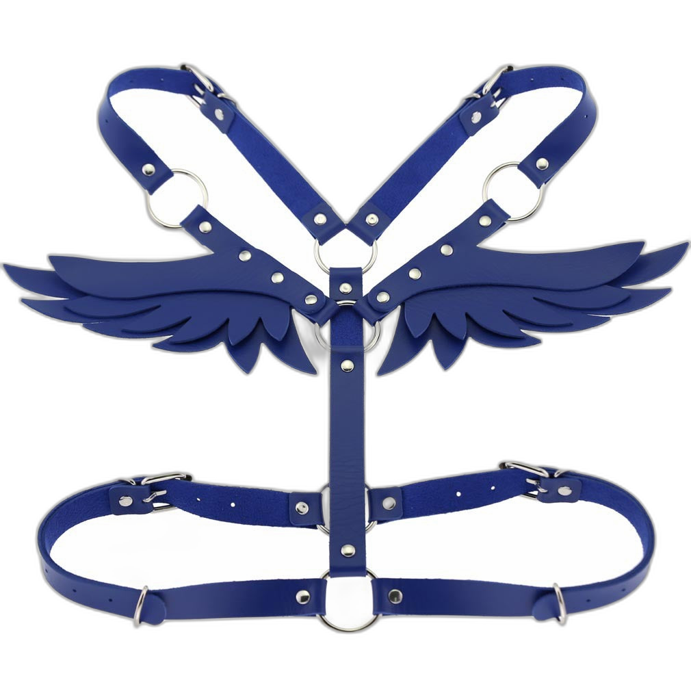 Angel Wings Leather Harness