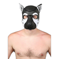 Mr S Leather NEOPRENE FRISKY Puppy Hood | Black & White