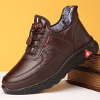 Fleece-lined Thickened Warm And Anti-slip Cotton Shoes For The Elderly