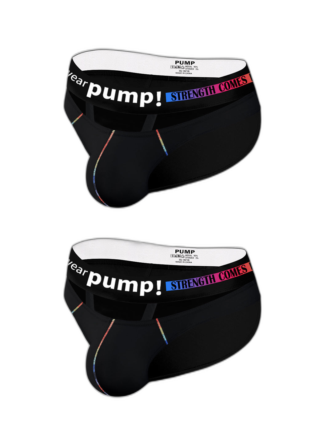 2 Pack Men’s Sexy Low-rise Garter Briefs
