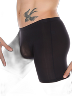 Men's Breathable Silky Seamless Boxer Briefs