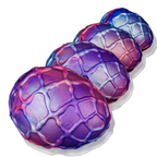 Curio Egg - Large Butt Plug with Chain Leash
