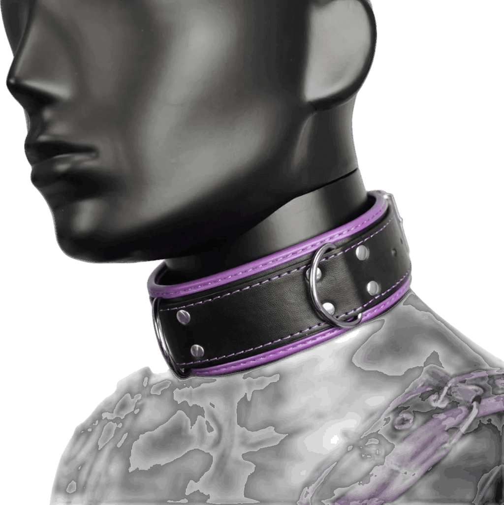 Harness, Cuff, Collar Bundle Purple