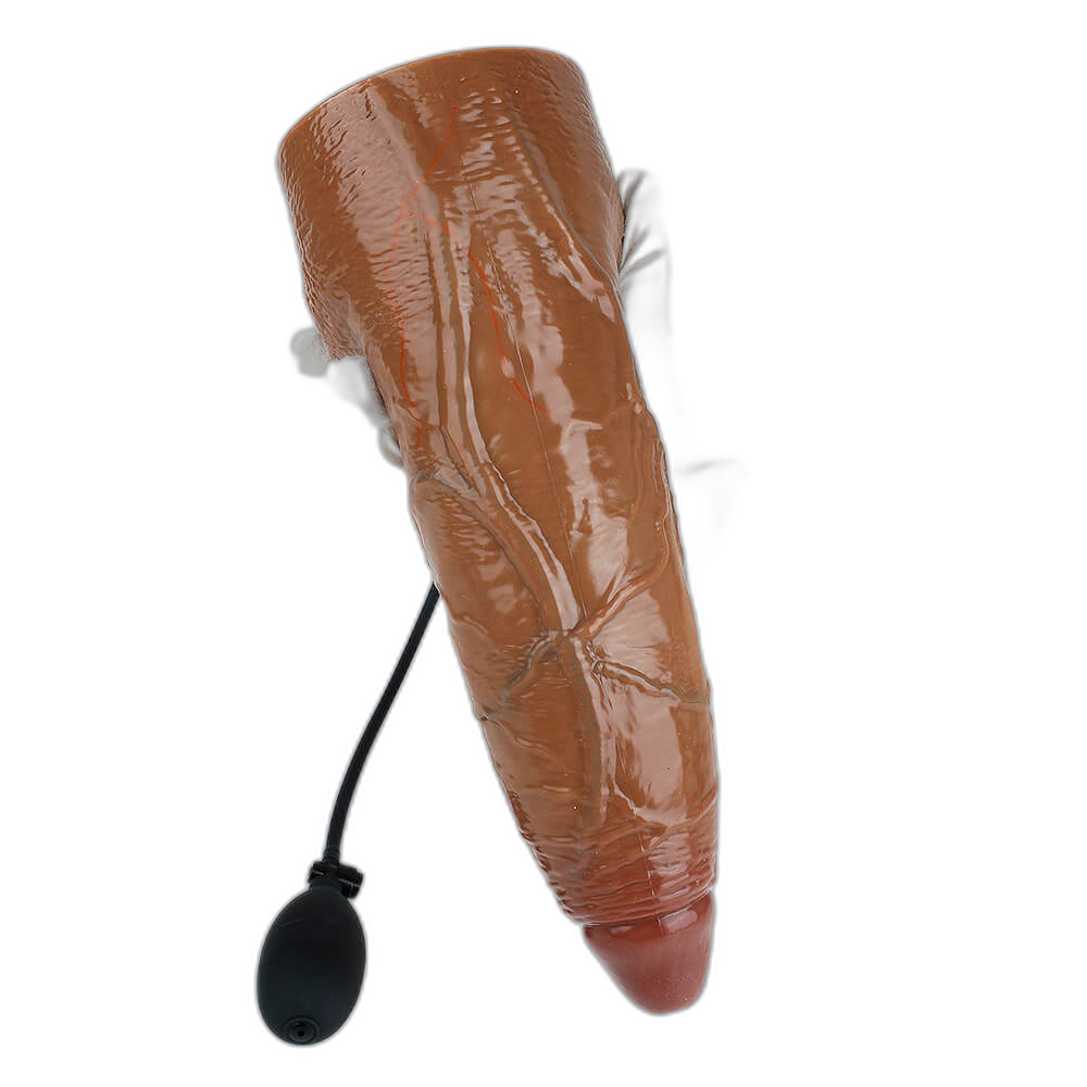 Yiren - Inflatable Dildo – Realistic Brown Expanding Dildo