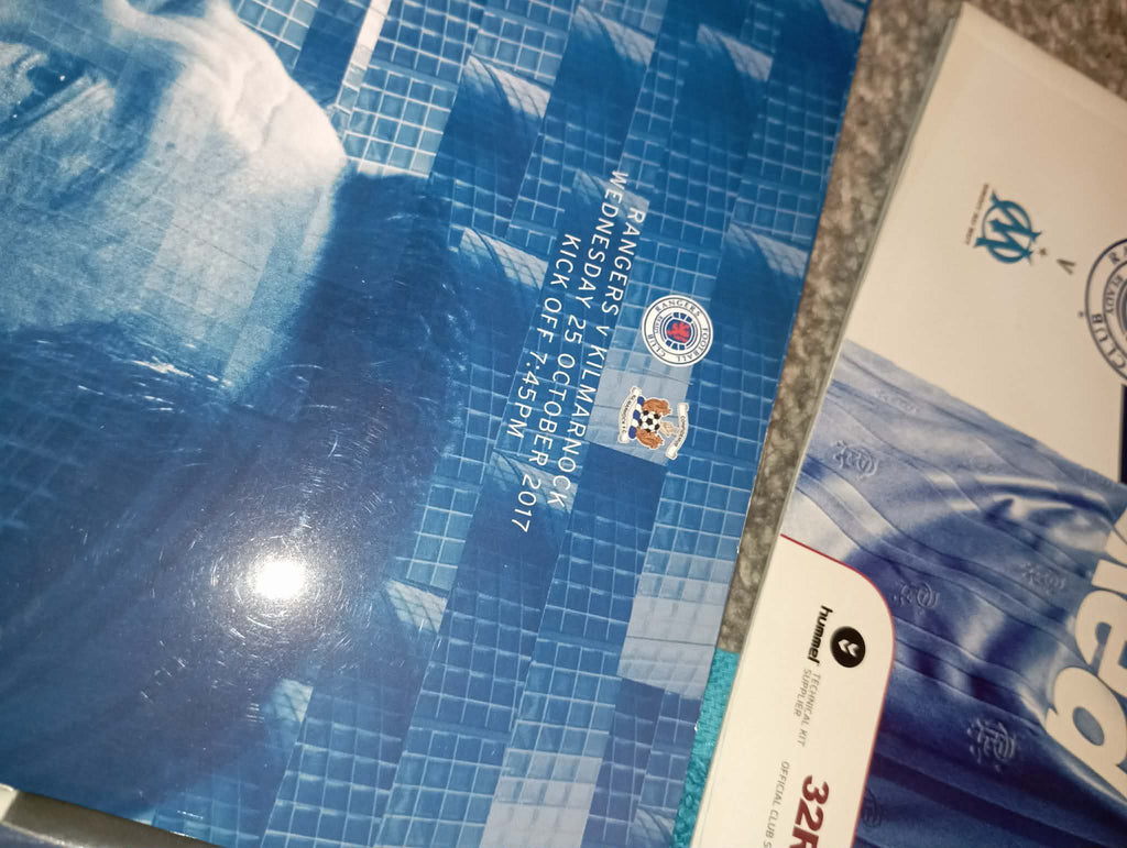 8 RANGERS FC MATCHDAY PROGRAMMES