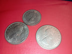 COIN : 3 DIFFERENT COINS - TWO SHILLING 1966, 1962&1967 HALF CROWN