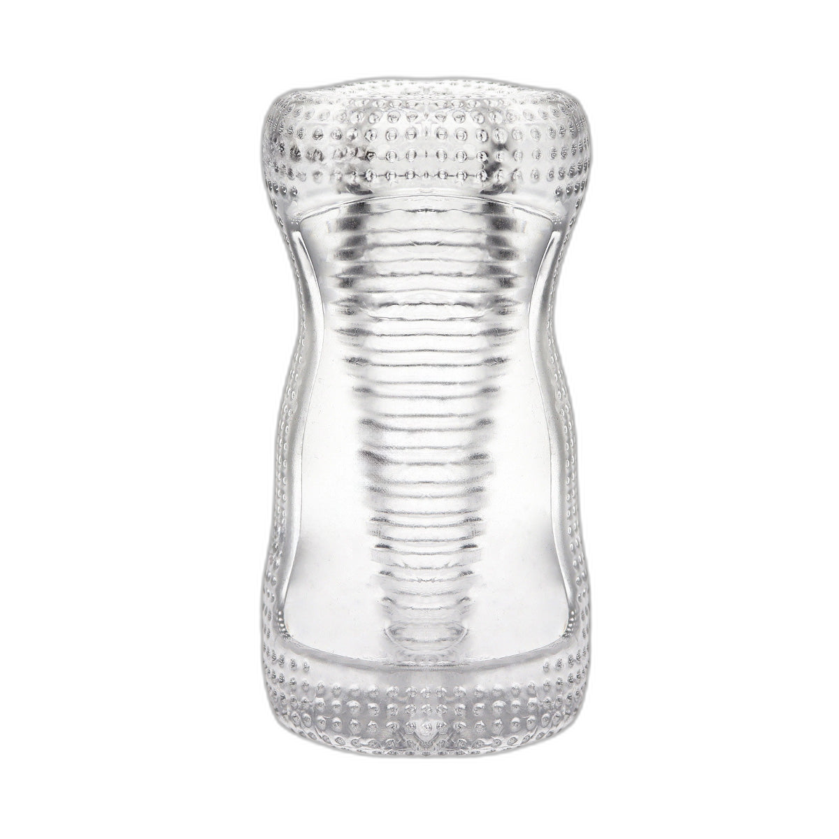 Ribbed Transparent Masturbator