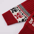 Christmas Cartoon Contrasting Color Jacquard Pullover Sweater