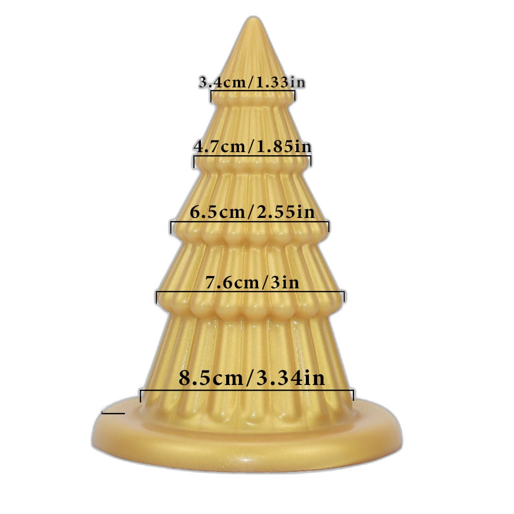 Golden Whirl - Silicone Anal Plug - Anal Sex Toy