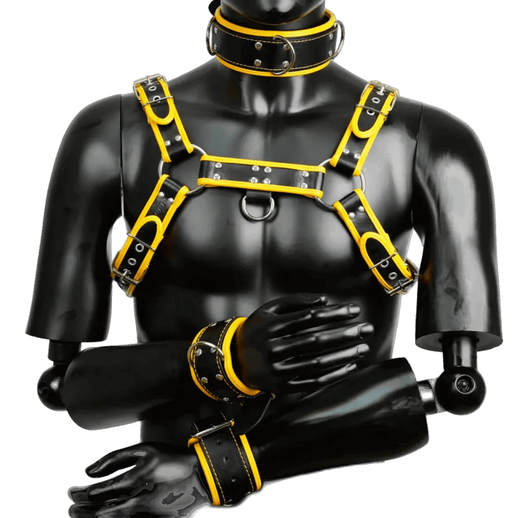 Harness, Cuff, Collar Bundle Yellow