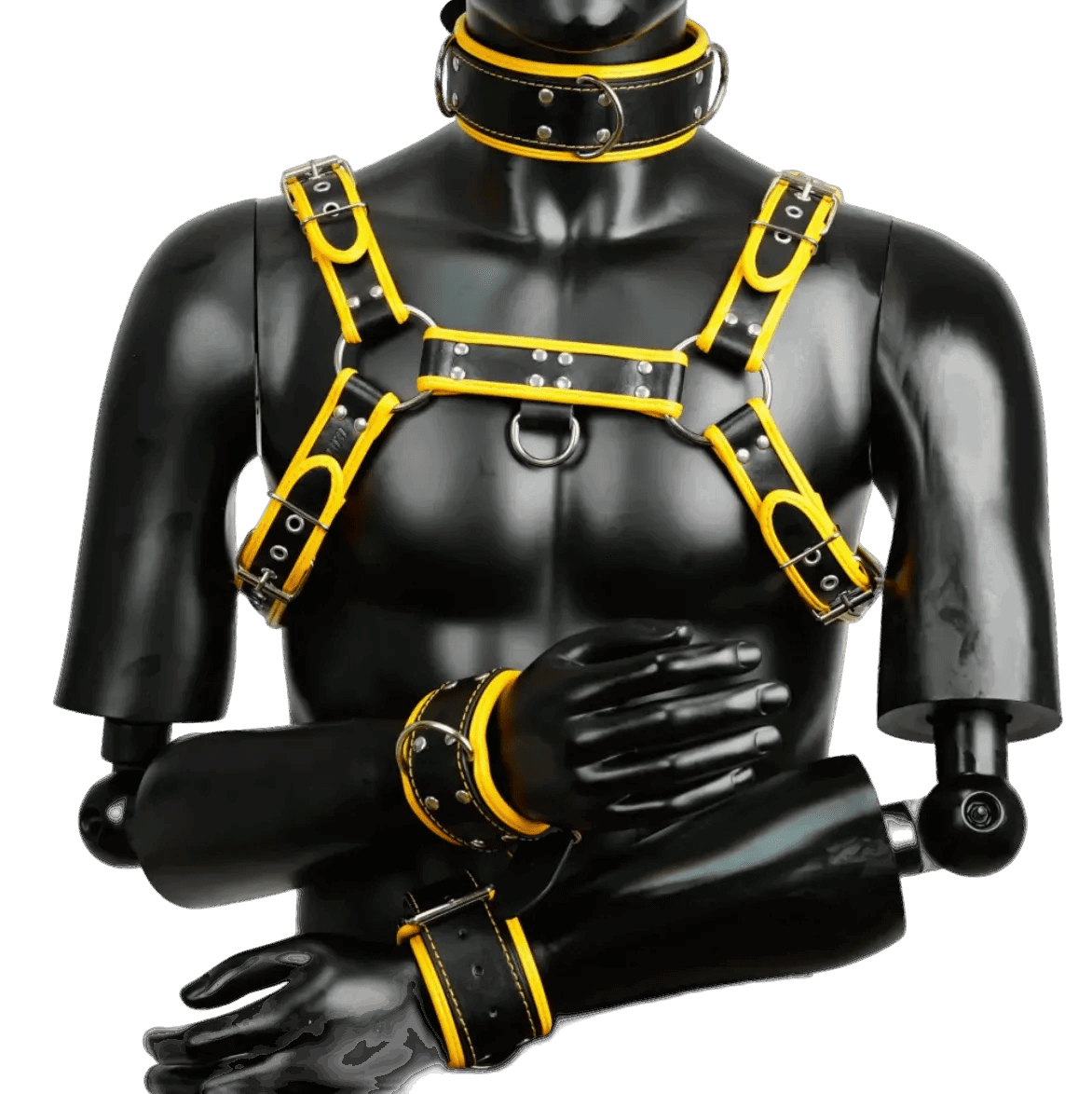 Harness, Cuff, Collar Bundle Yellow