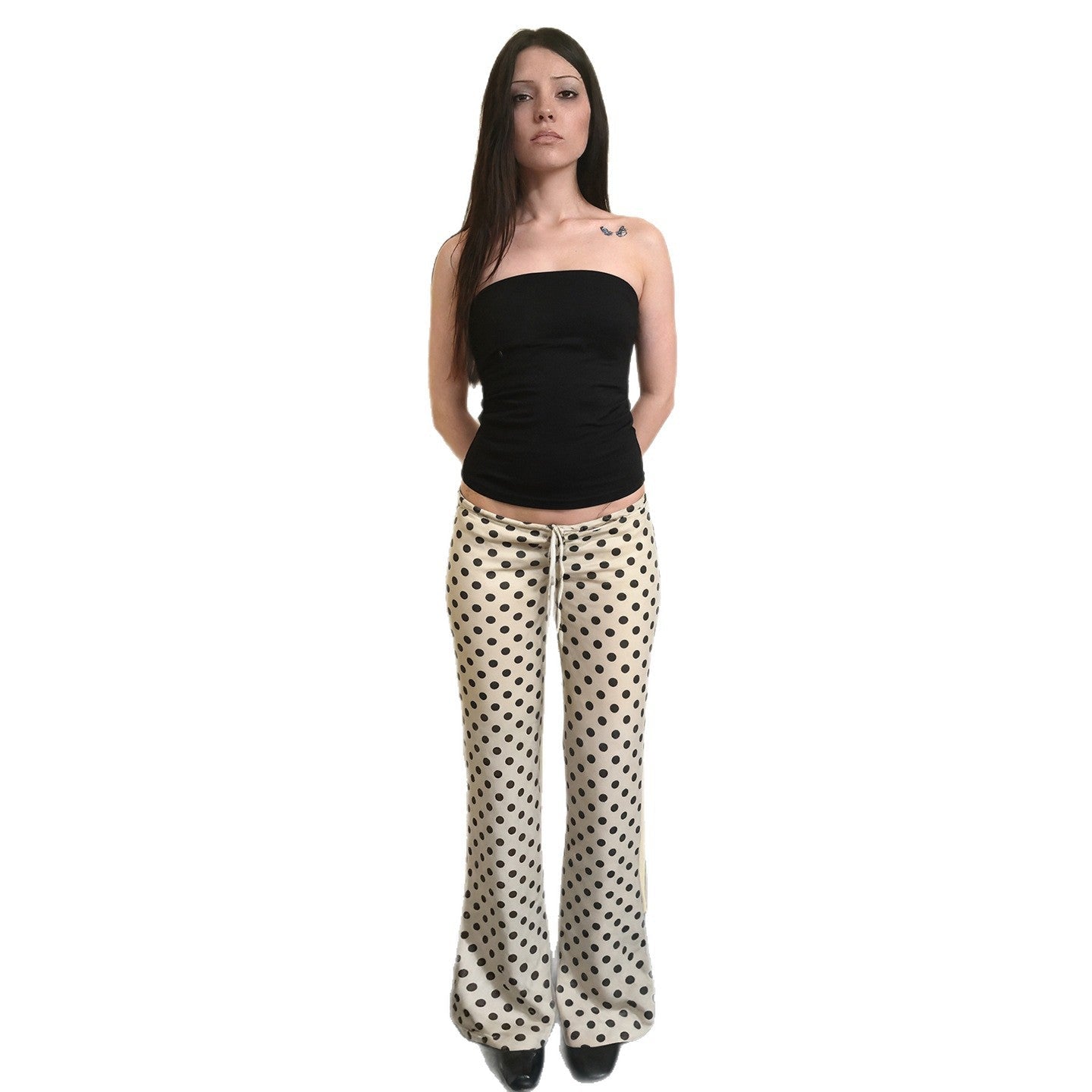 Slim-fit Low-rise Figure-flattering Casual Trousers