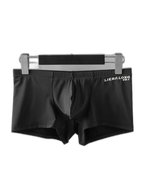 3 Pack Men's Breathable Ice Silk Double-Layered Big Pouch Sexy Boxer Briefs