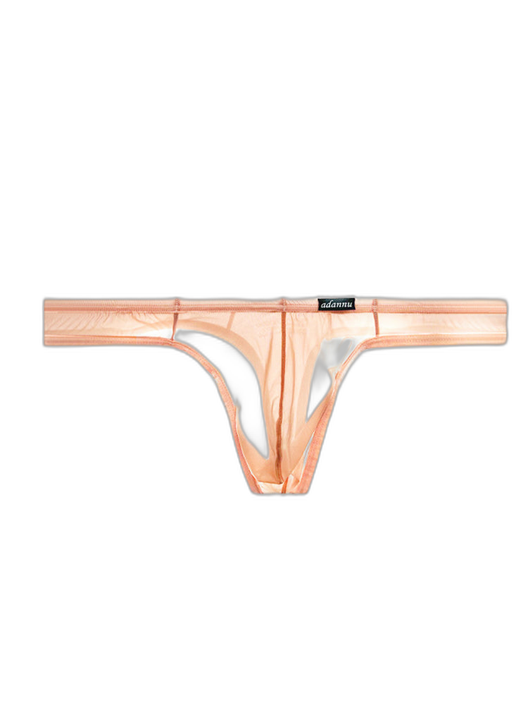 2 Pack Men's Sexy Semi-Transparent Thong