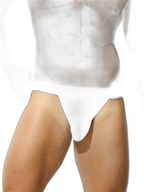 3 Pack Men's Breathable Mesh Odor-Resistant Solid Color Sexy Briefs