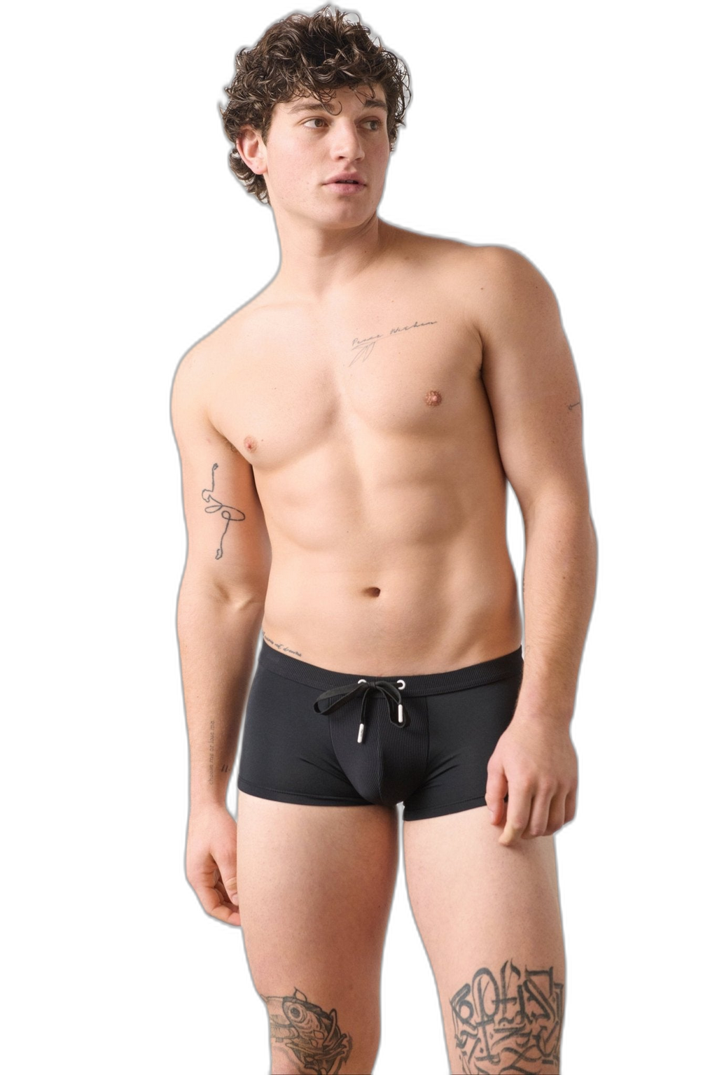 SURGE Swim Thong Trunks - Black