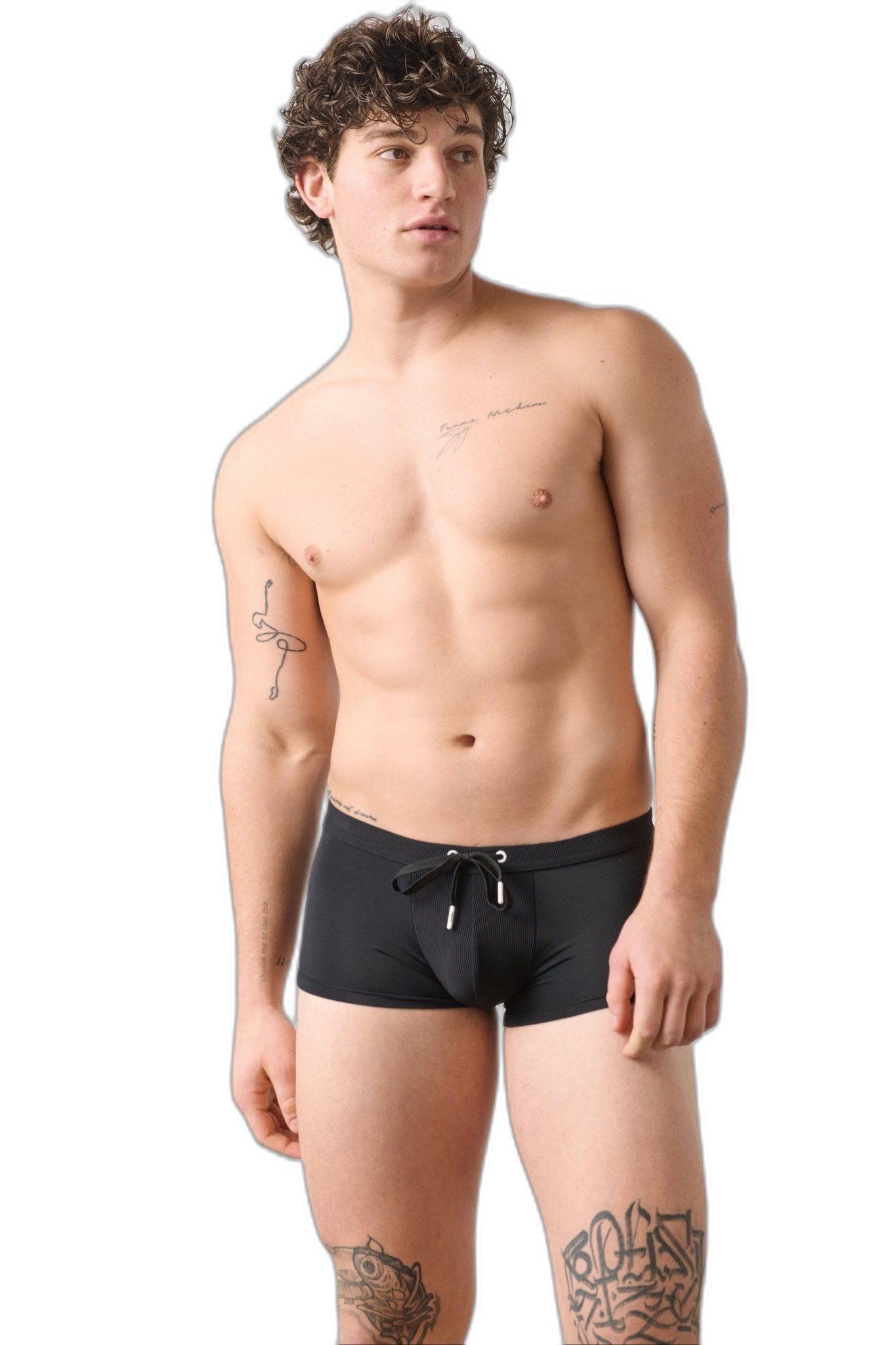 SURGE Swim Thong Trunks - Black