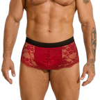 Lace Floral Boxer Briefs