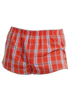 Men’s Vent Classic Plaid Cotton Boxers With Fly