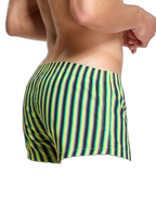 Men's Color Stripes Boxers With Fly